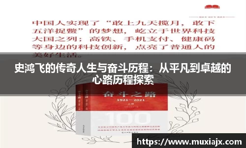 史鸿飞的传奇人生与奋斗历程：从平凡到卓越的心路历程探索